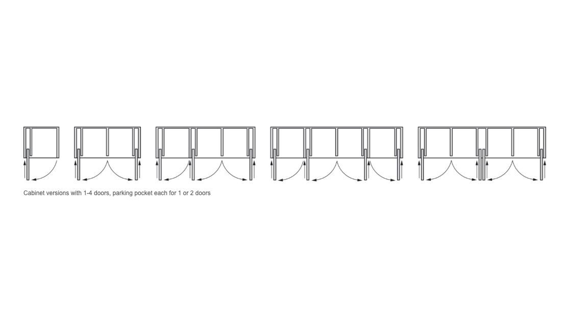 Hawa Concepta III Pivot Door System 25/35 Pull