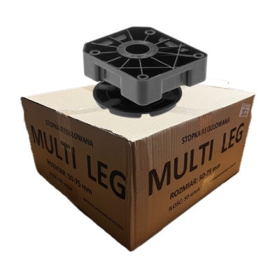 Heavy Duty Adjustable 50-75 mm Kitchen Cabinet Plinth Feet-Box 50