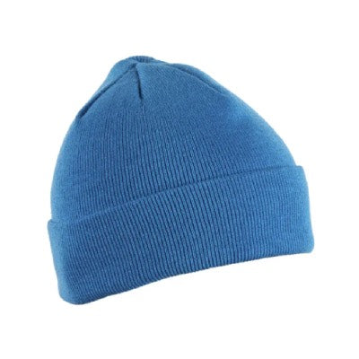 Knitted Beanie Blue Hat One Size