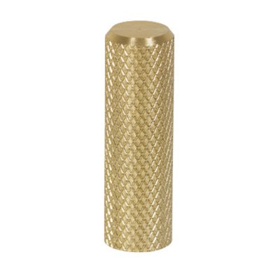 Knurled-Knob-Hafele-Graf-2-Round-Cylinder-Brushed-Brass-132.19.102