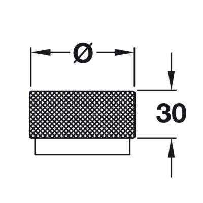 Knurled-cabinet-Knob-Hafele-Graf-Big-Round-Cylinder