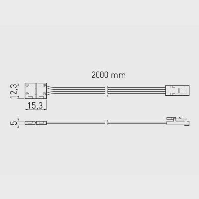 LD-ZTL82M-2N-connector-with-2000mm