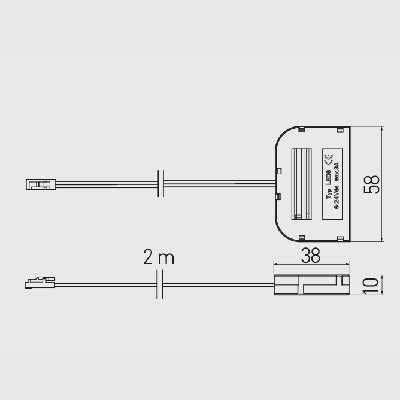 LZ-AKZ612-10N-connector-with-distributor-6-sockets