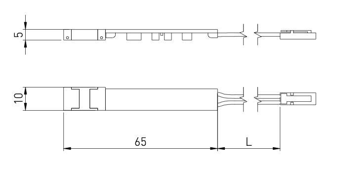 Led Dimmer Touch Switch for Inside COB Led Profile