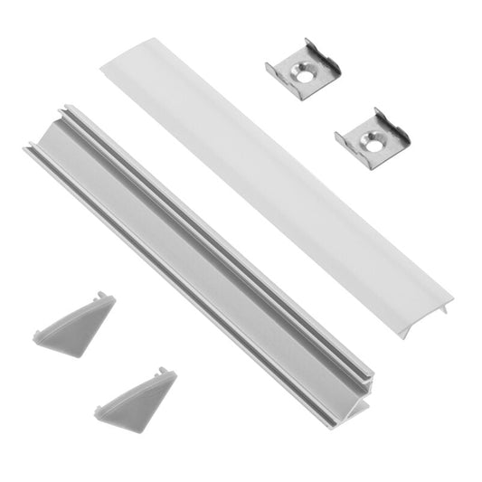 Led Profile Corner Surface Mounted 2M Set for Led Tapes