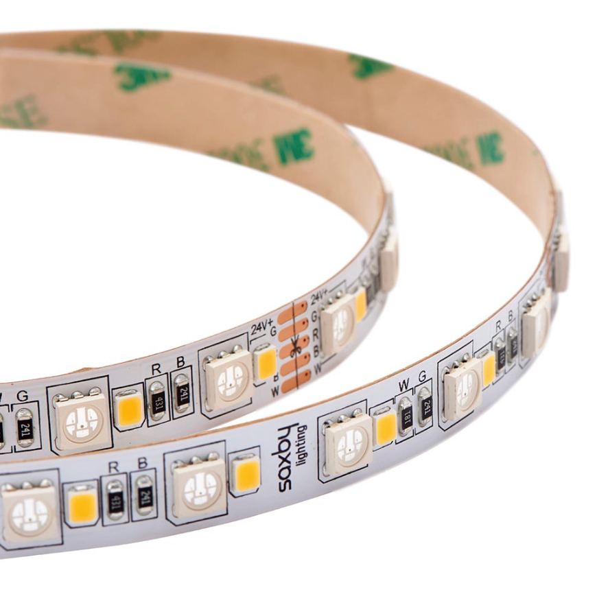 Led Tape Saxby OrionRGBW Warm White LED 3000K 14.4W/M 30M