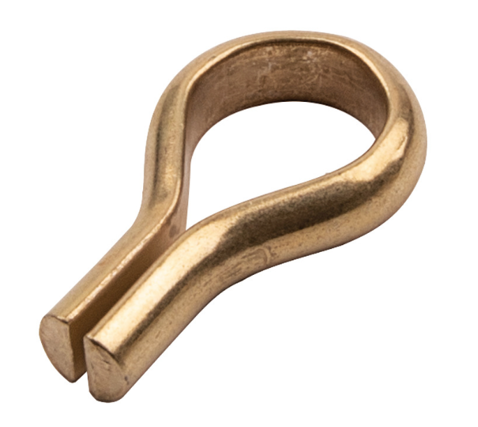 6mm Loop Shelf Support Use Plug In Sockets Brass Plated