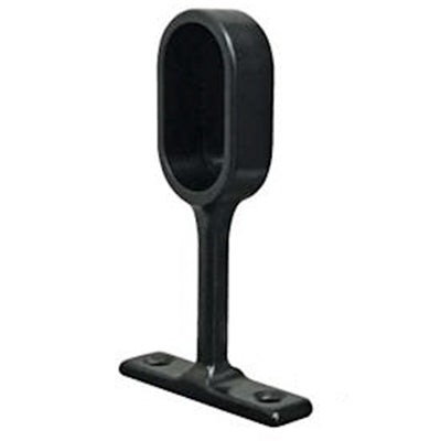 Matt-Black-Oval-Wardrobe-Hanging-Rail-End-Top-Socket-FWXXQ50665