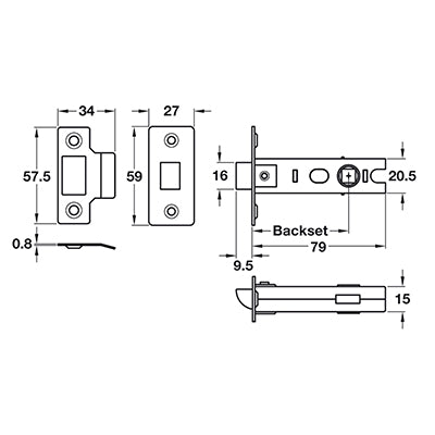 Mortice-Latch-Tubular-Latchbolt-Operated-by-Lever-Handles-Black