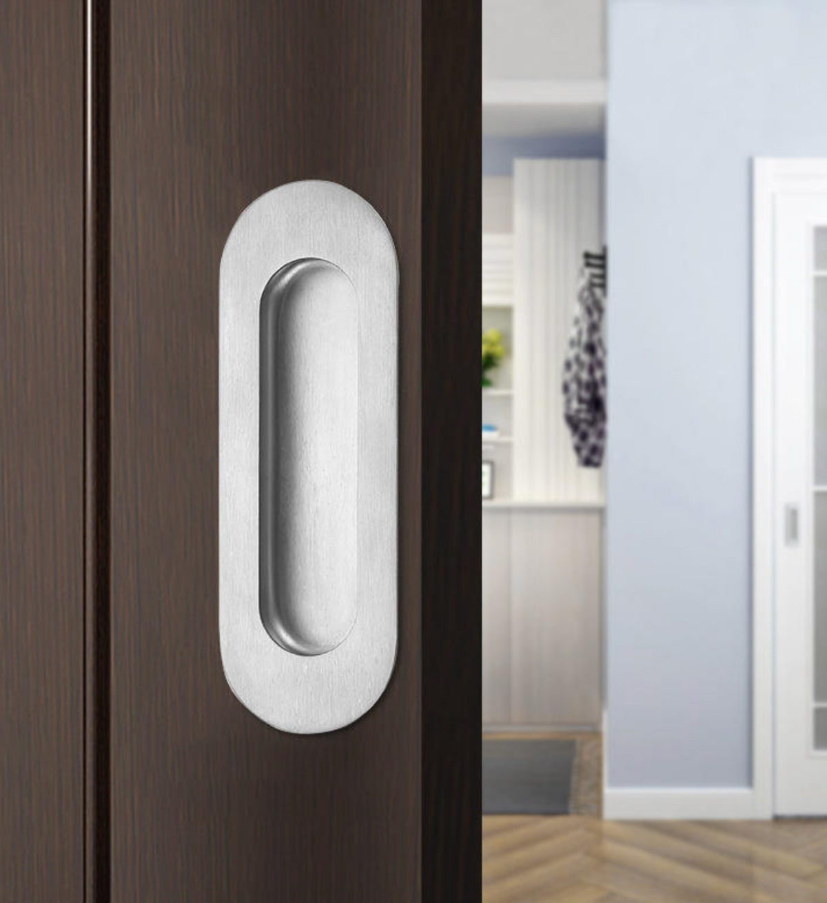 Recessed Flush Sliding Door Handle Inset Cabinet Handle