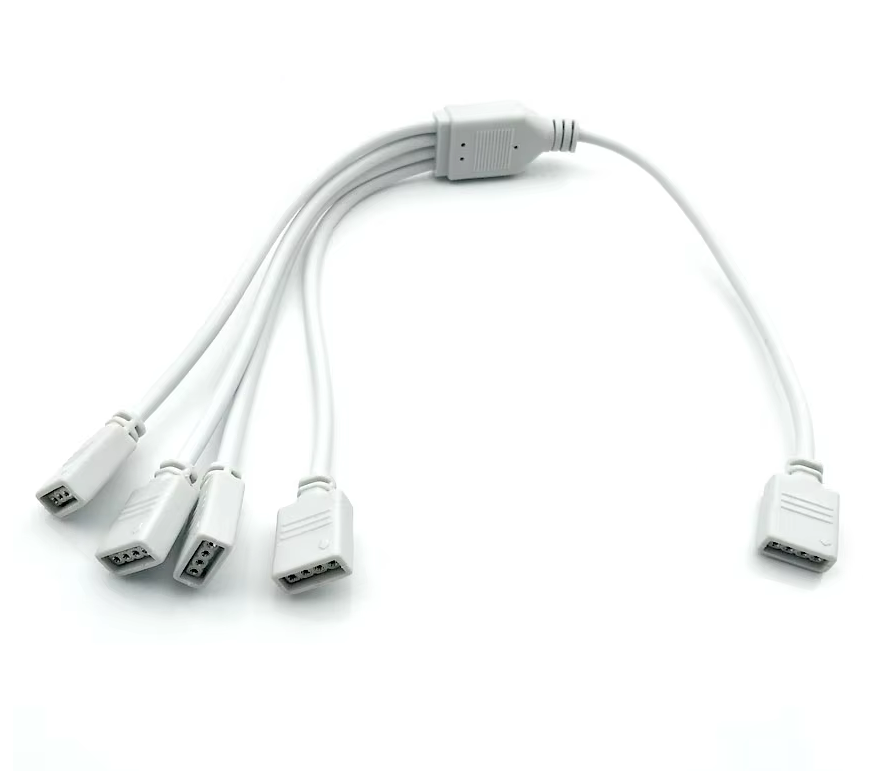 RGB Led Tape 4 Pin Extension Splitter Adaptor Cable