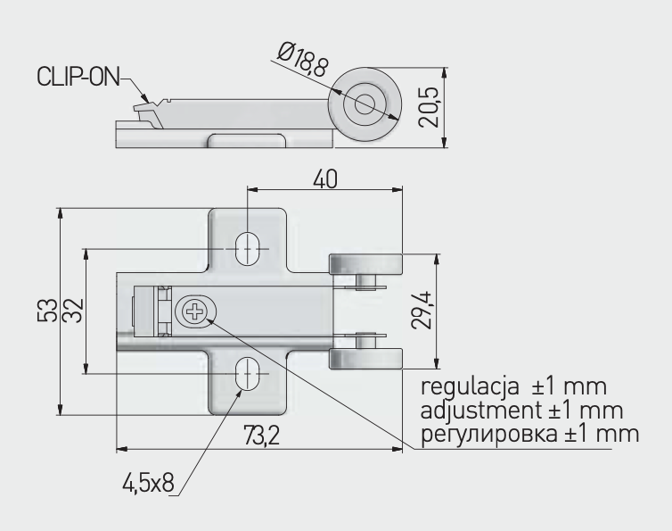 Stabilising Roller for Push to Open Drawers