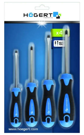 Hogert 4 Piece Screwdriver Set