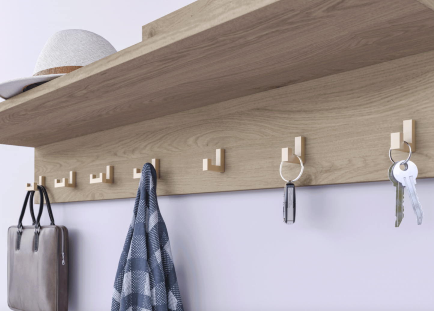 Single Coat Hook Steel Wall Door Mounted Hanger