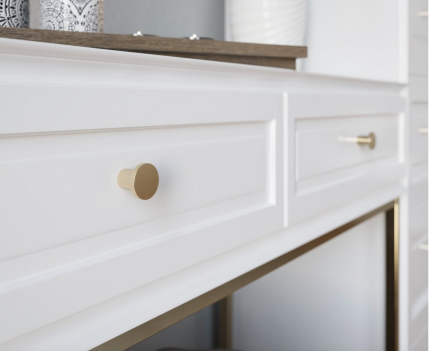 Cabinet Knob Solid Aluminium Furniture Door Knobs
