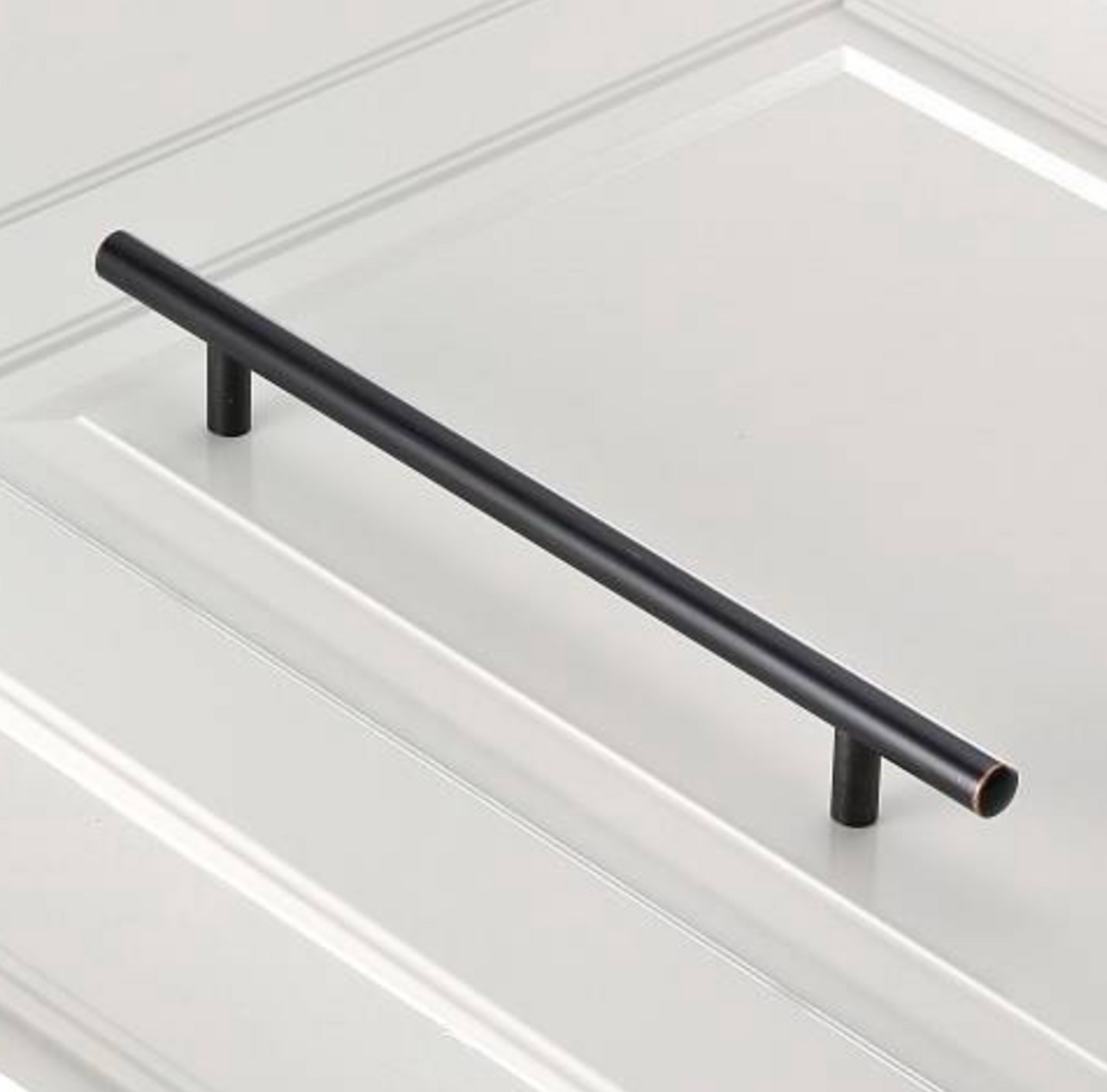 Cabinet Pull Handle T-Bar Solid Antique Copper
