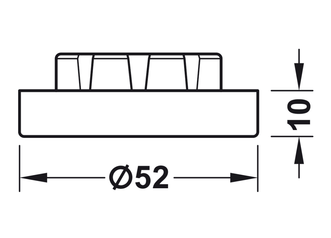Hafele Axilo 78 Plinth Foot Spacer Ring