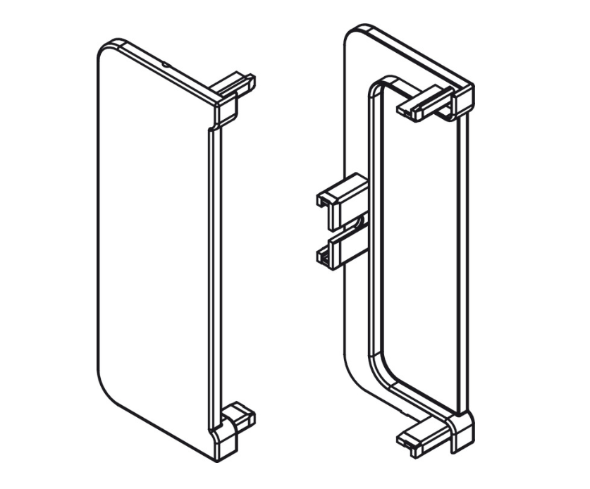 Gola System C Plus Profile Plastic Trim Caps