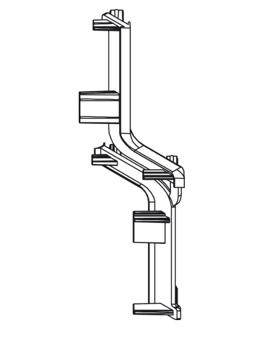 Gola System B Plus Plastic Profile Connector for Internal & External Corner