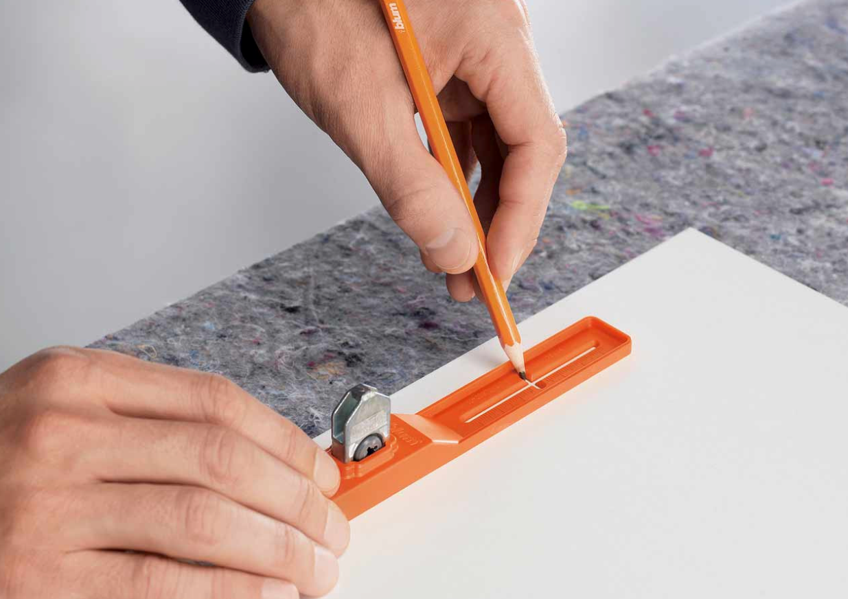 Blum ZML.8030 TANDEMBOX Marking Template for Gallery Rail B or C