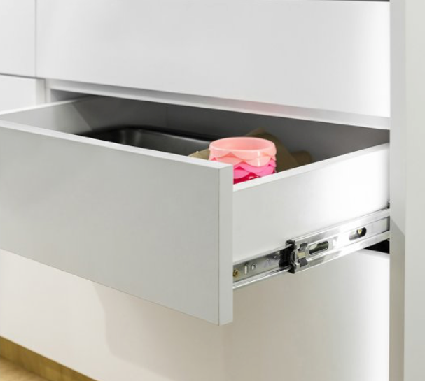 Drawer Runners Push To Open Soft Close Side Mounted Ball Bearing Pro