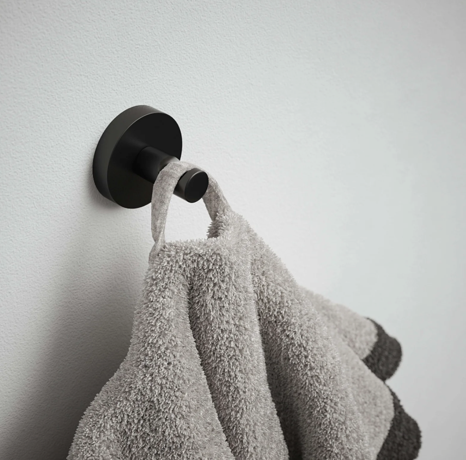 Single Coat Hook Round Wall Door Mounted Hanger