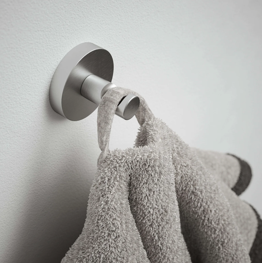 Single Coat Hook Round Wall Door Mounted Hanger
