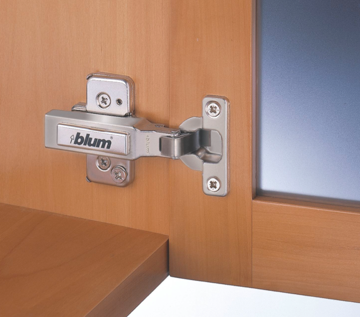 Blum 71T0650 Sprung 94° Dual Half Overlay Mini Cabinet Hinge