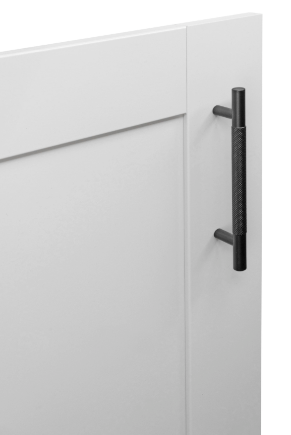 Knurled Pull Cupboard Handle Matt Black