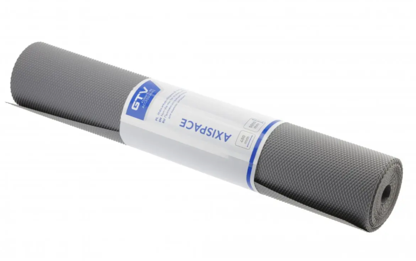 Drawer Matting Anthracite Rubberised PVC Non-Slip Matt 5m Roll