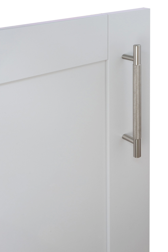 Knurled Pull Cupboard Handle Satin Nickel