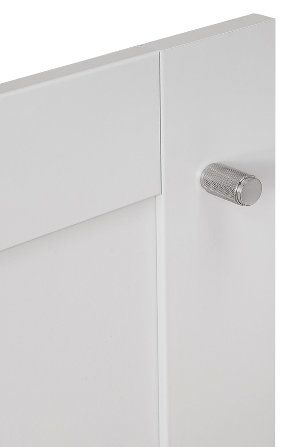 Knurled Cabinet Knob Satin Nickel 18mm