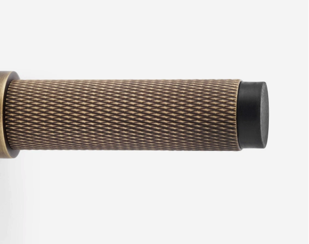 Eclipse Knurled Solid Stainless Projection Door Stops