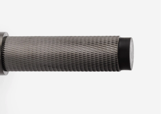 Eclipse Knurled Solid Stainless Projection Door Stops