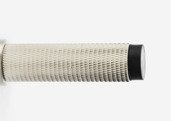Eclipse Knurled Solid Stainless Projection Door Stops