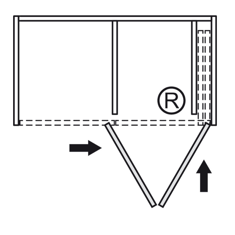 Hawa Folding Concepta III Slide Door System 20/25 Pull