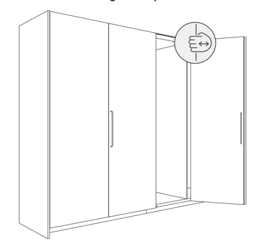 Hawa Folding Concepta III Slide Door System 20/25 Pull