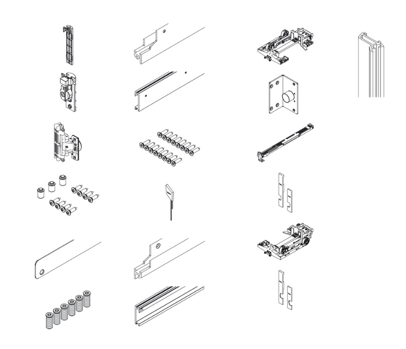 Hawa Concepta III Pivot Door System 25/35 Pull