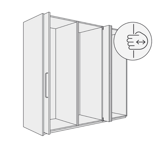 Hawa Concepta III Pivot Door System 25/35 Pull