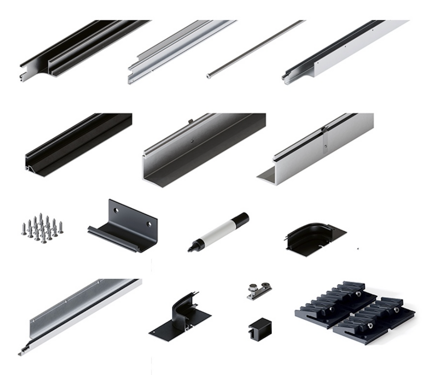 Hawa Concepta Folding III Track Set 20/25 Silver