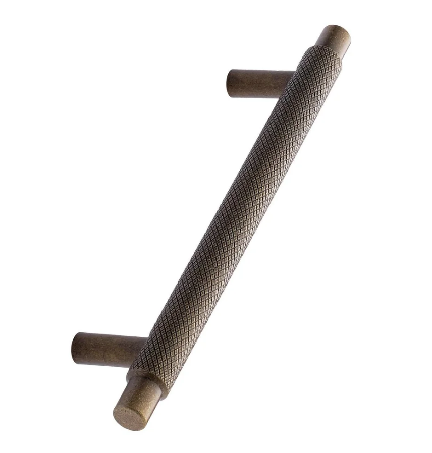 Furnipart Manor Knurled Pull Handle Antique Brass