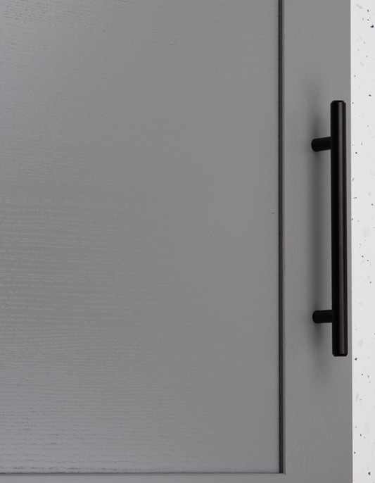 Hafele Cabinet Pull Handle Solid Steel Matt Black Puma