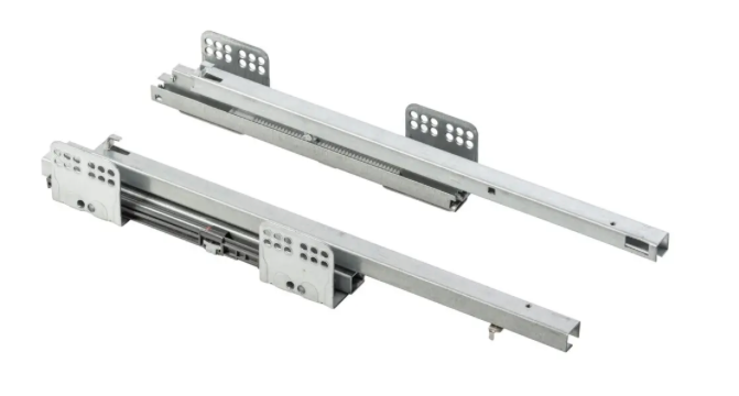 Pull Out Two Tier Solid Wire Baskets Soft Close Anthracite