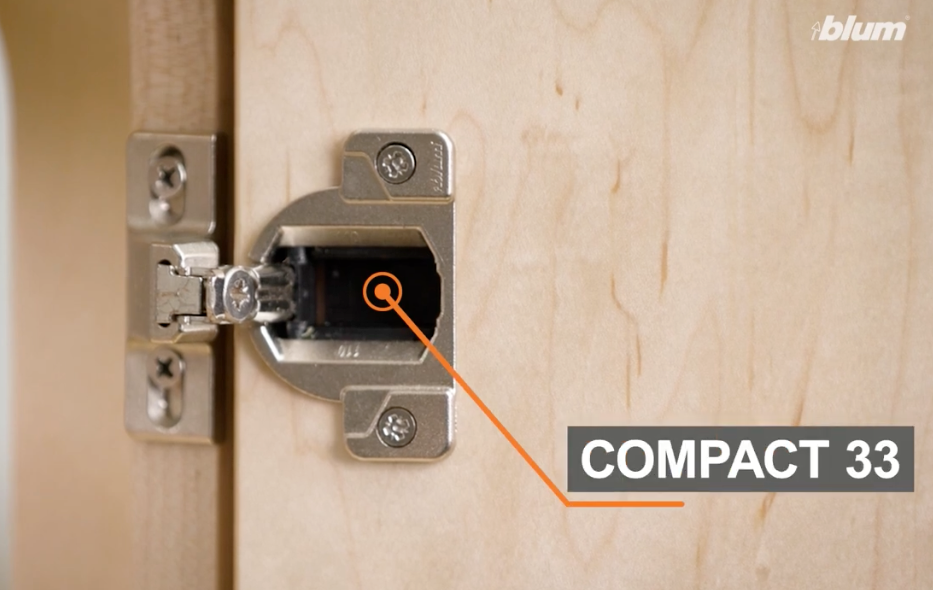 Mounting Plates for Blum 33.3600 Compact Frame Hinge