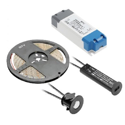 Single-Led-Tape-Light-Strip-Simple-Set-Tape-Driver-Switch