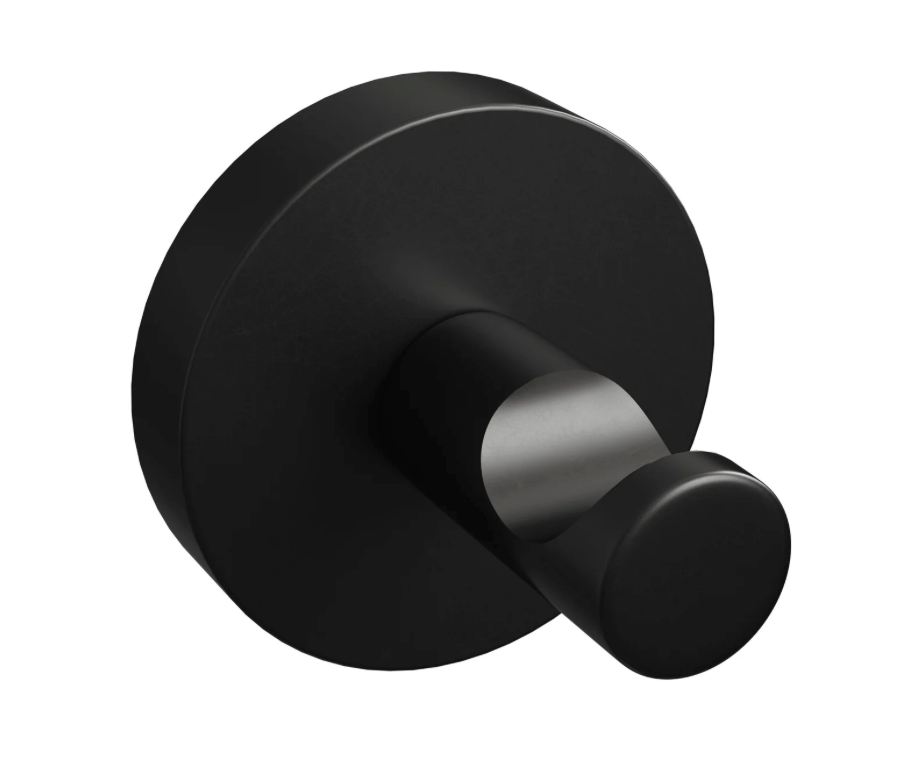 Single Coat Hook Round Wall Door Mounted Hanger