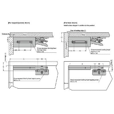 Sugatsune-Lamp-Soft-Close-Damper-Catch-for-Small-Doors-fitting