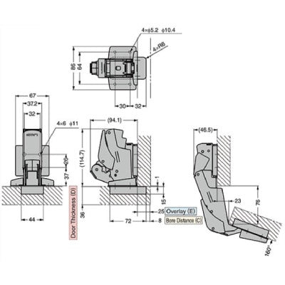 Sugatsune-Soft-Close-Wide-Angle-Heavy-Duty-Cabinet-Hinge