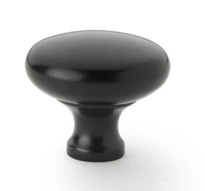 Alexander and Wilks Wade Round Cabinet Knob Black