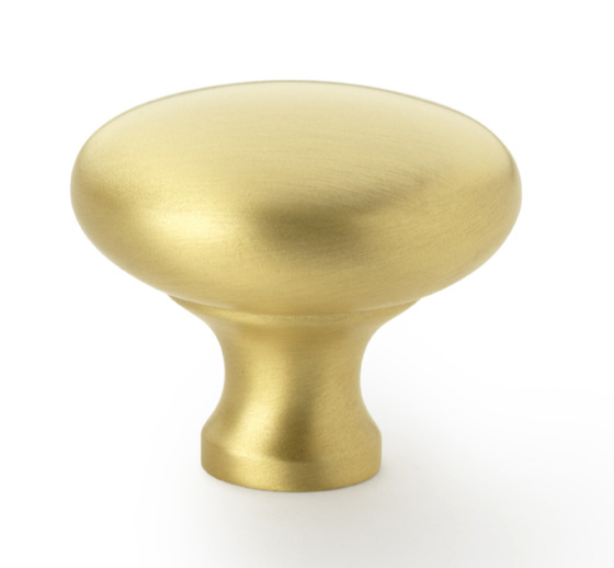 Alexander and Wilks Wade Round Cabinet Knob Satin Brass